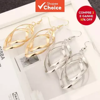 Brincos Longos E Curvos Para Mulheres , Prata Esterlina , Comprimento Da Cintura , Joia Minimalista , Presente em Oferta na Shopee