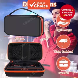 Bolsa De Armazenamento Portátil , Estojo De Transporte De Microfone Sem Fio Para Sistema De Dois Microfones JBL Bolsa De Armazenamento Portátil , Estojo De Transporte De Microfone Sem Fio Para Sistema De Dois Microfones JBL