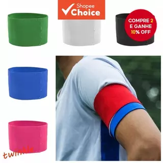 Twinkle1 Braçadeira De Futebol Antiderrapante Elástico Capitão Treinamento Profissional Anti-Derramamento 15 Cores Opcio em Oferta na Shopee