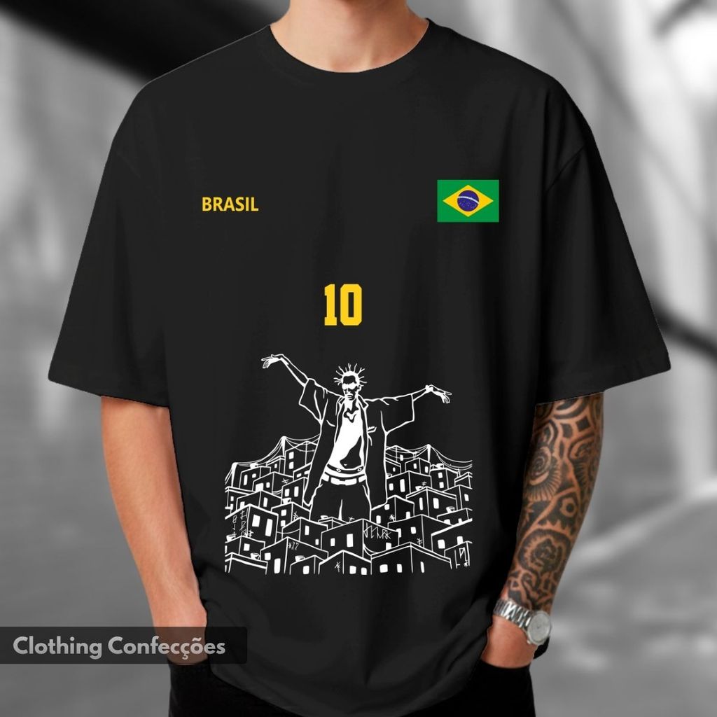Camiseta Sabotage Rap Nacional Brasilcore Streetwear Urban