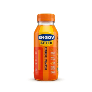 Kit 6 Bebida Engov After Tangerina Recupera Reenergiza 250ml