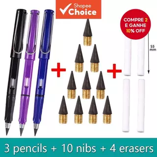 Lápis Infinity Sem Afiação Eternidade Canetas Ilimitadas Kawaii Suprimentos de Arte Escolar Presentes em Oferta na Shopee