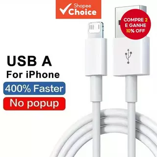 Cabo De Carregamento Rápido Original USB Para 14/13/12/11 Pro Max/X/XR/XS/14 Plus Acessórios Carregador De Telefone em Oferta na Shopee