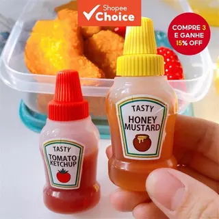 Mini Garrafas De Molho Recarregáveis-Dispensadores Portáteis Para Crianças E Adultos Lancheira Bento , Garrafa Dispensad em Oferta na Shopee