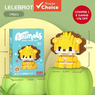 Blocos De Construção De Animais Compatíveis Com Lego-Mini Micro Brinquedo Criativo Para Crianças , Jogo Educacional STEM em Oferta na Shopee