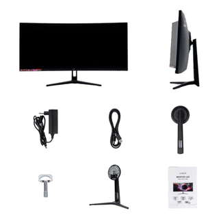 Monitor Led 34 Visão Expandida Tela Curvada Hdmi Aikino