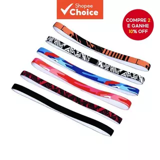 Faixa De Cabelo Esportiva Unissex Yoga Aptidão Elástica Antiderrapante Respirável 15 Mm em Oferta na Shopee