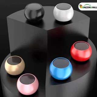 Mini Caixa de Som Bluetooth Metal Resistente com Alto Falante e Design Moderno