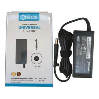Fonte P/ Notebook 18.5v 3.5a Pino 7.4 X 5.0mm Lotus Lt F002