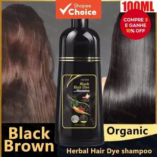 Shampoo Preto Anti-Queda De Cabelo , Óleo De Coco E Pode Ser Usado Em Todas As Estações em Oferta na Shopee