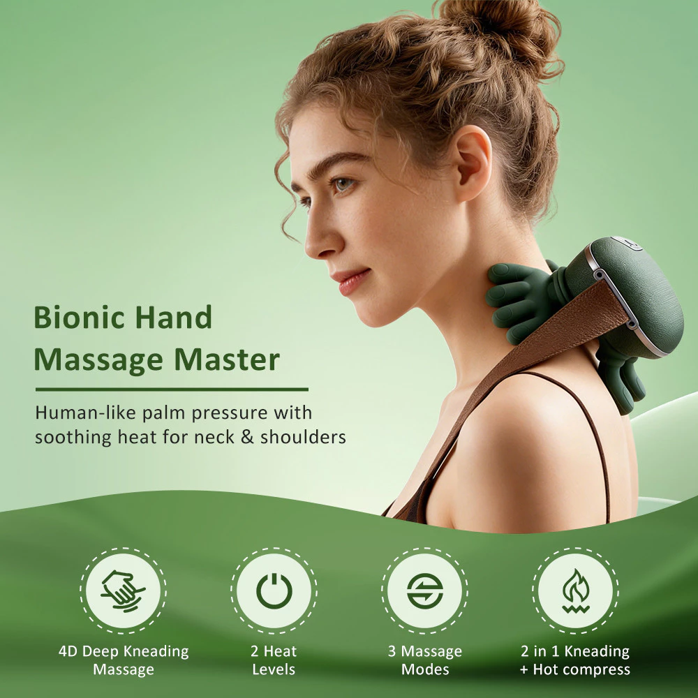 Massageador Elétrico Aquecido Biônico