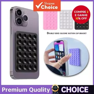 Suporte De Ventosa De Silicone Dupla Face Com Para Telefone , Almofada De Sucção De Borracha em Oferta na Shopee