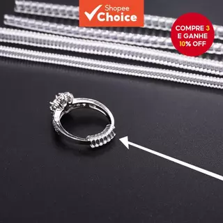 Bobina De Proteção Transparente Do Ajustador De Tamanho Anel Espiral Para Anéis Soltos Ferramenta De Reparo De Fabricaçã em Oferta na Shopee