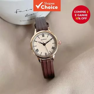 ashion Relógio Casual De Quartzo Com Mostrador Pequeno Para Mulheres , Estudantes , Uso Diário , Classe Ao Ar Livre em Oferta na Shopee