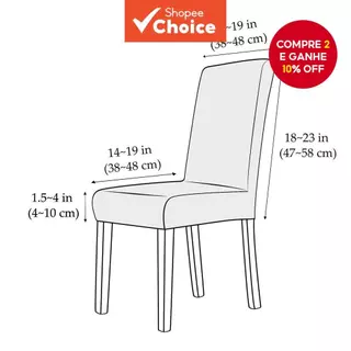 (1 Peça) Capas Geométricas Para Sala De Jantar Em Cadeira jacquard , Cobertura Elástica Macia , Protetor Removível Laváv em Oferta na Shopee