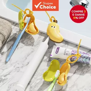 Capa Para Cabeça De Escova De Dentes Com Design Banana | Protetor Tudo-Em-Um Estojo De Pasta De Dente Viagens E Casa em Oferta na Shopee