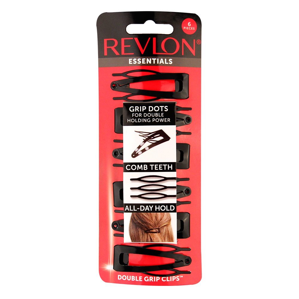 Revlon Presilhas de Cabelo Duplas Emborrachadas p/ fixação extra forte ...