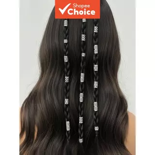 40 peças de fechos de trança tribal boêmia, anéis de cabelo dreadlock africano, para uso diário ou para participar de em Oferta na Shopee