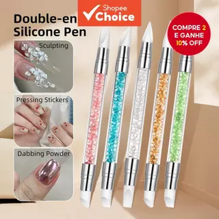 Flor de Silicone com Dupla Ponta, Caneta de Embossing e Pincel para Arte em Unhas, 5 Peças. em Oferta na Shopee