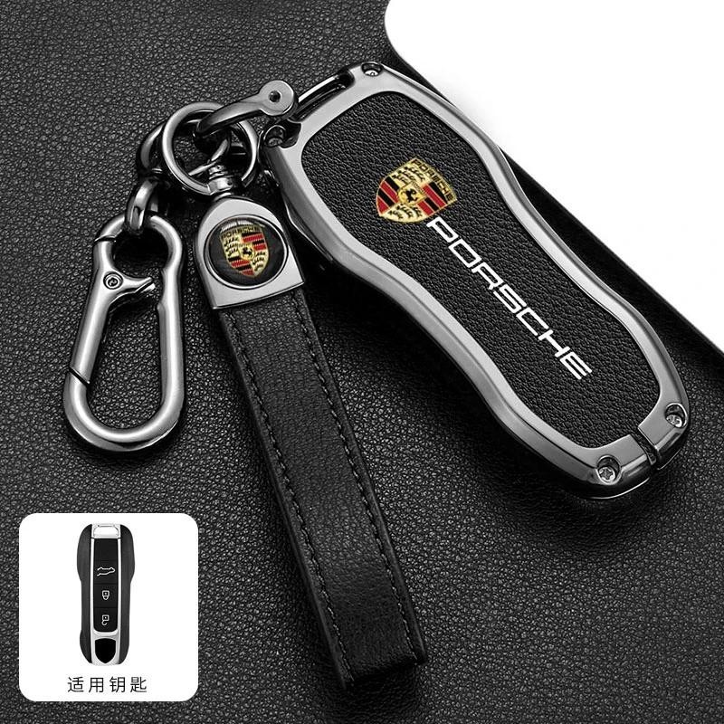 Porsche P8478 Guscio Di Ricambio Per Chiave Porsche - Compatibile Con Cayenne, Macan, 911, Boxster, Cayman, Panamera, Colore Argento Opaco Copertina Chiave Porsche Argento Opaco Sostituzione Case