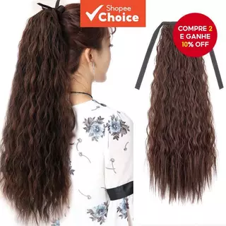 Cabeleira Feminina De 22 Polegadas Ondulada De Milho Longo Sintética Africana Cacheada Fofa Extensões De em Oferta na Shopee