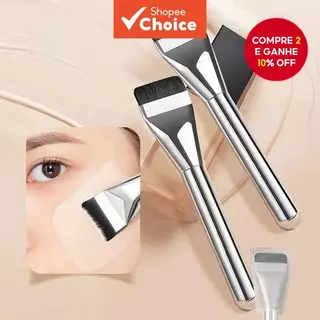 Conjunto De Pincéis De Base Para Casa E Profissional : Design Ultrafino Aplicação De Creme Contorno em Oferta na Shopee