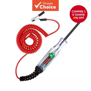Testador De Circuito LED Digital-Luz De Teste Automotiva DC 6-18V Com Voltímetro E Sonda em Oferta na Shopee