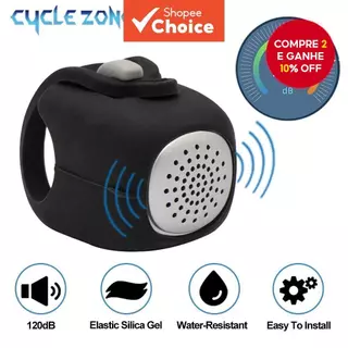 Buzina Elétrica Para Bicicleta Com 3 Modos De Som, Campainha De Alerta Para Motocicleta, Ideal Para Um Passeio seguro em Oferta na Shopee
