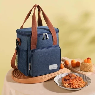 Lancheira Portátil Saco Resfriador De Almoço Térmico Para Piquenique Exterior Isolado À Prova D'água em Oferta na Shopee