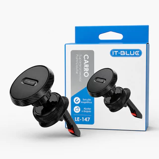 Suporte Veicular Magnético IT.BILUE | Saída de Ar | Premium | 360° | Fixação Forte LE-147