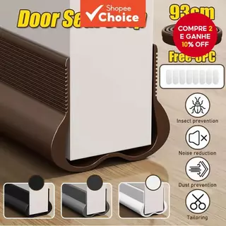 Faixa Inferior Da Porta De PVC Flexível De Inverno – Rolha De Corrente E Fita De Calafetagem À Prova De Som em Oferta na Shopee