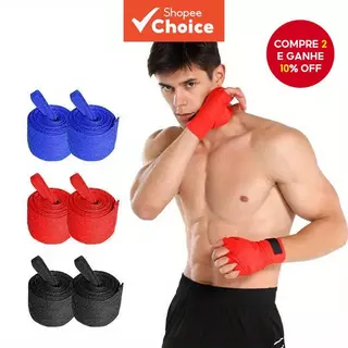 1 Unidade De Pulseira De Treinamento De Boxe , Tiras Esportivas , Faixa De Embrulho De Mão-2.5 M em Oferta na Shopee