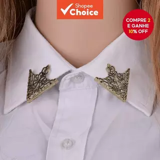 Broche Elegante – Clipe De Camisa Floral Aberto , Alfinete De Lapela Unissex Vintage Para Casual E Formal em Oferta na Shopee