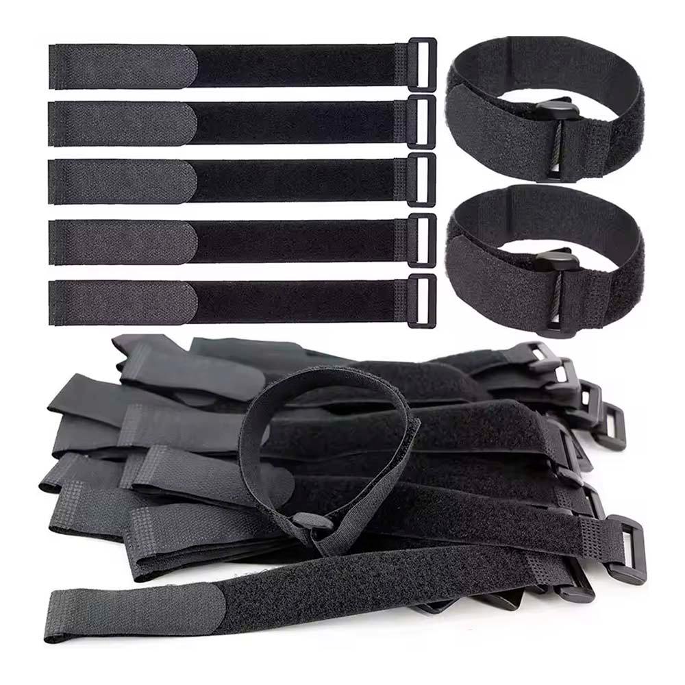 Cinta Fita Organizador Abraçadeira de Velcro 2 x 20cm 5 pcs
