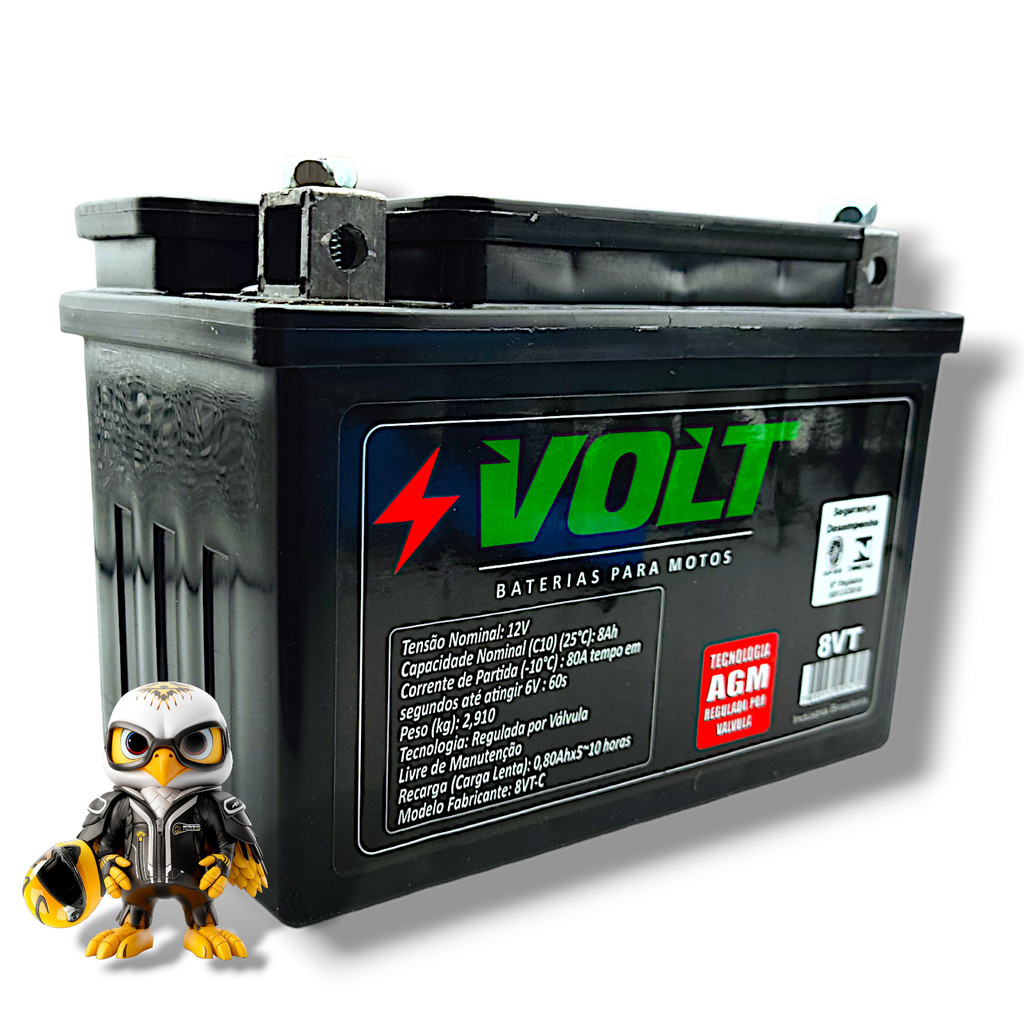 Bateria Moto Kasinski Xt 660 Tenere Selada 8ah Amperes 12v