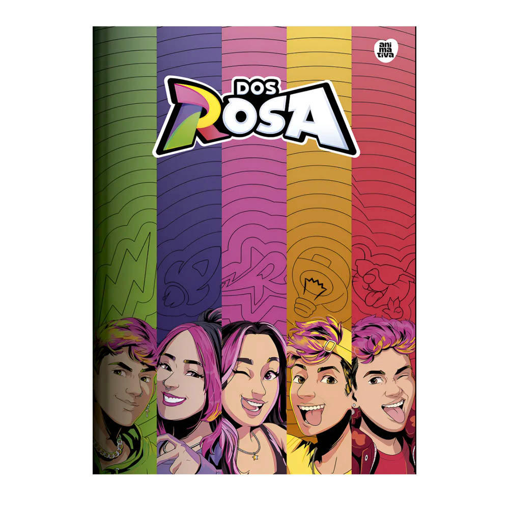 Caderno Grande Brochura Dos Rosa Emilly Vick Capa Dura 80 Folhas ...