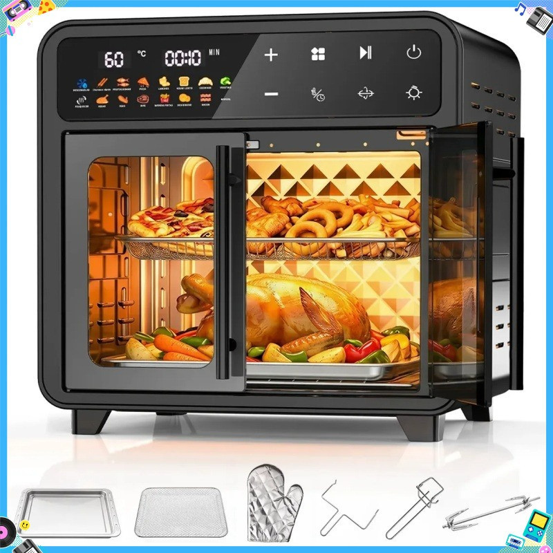 Air Fryer Forno 25L French Door -Air Fryer Forno 5 em 1 1500