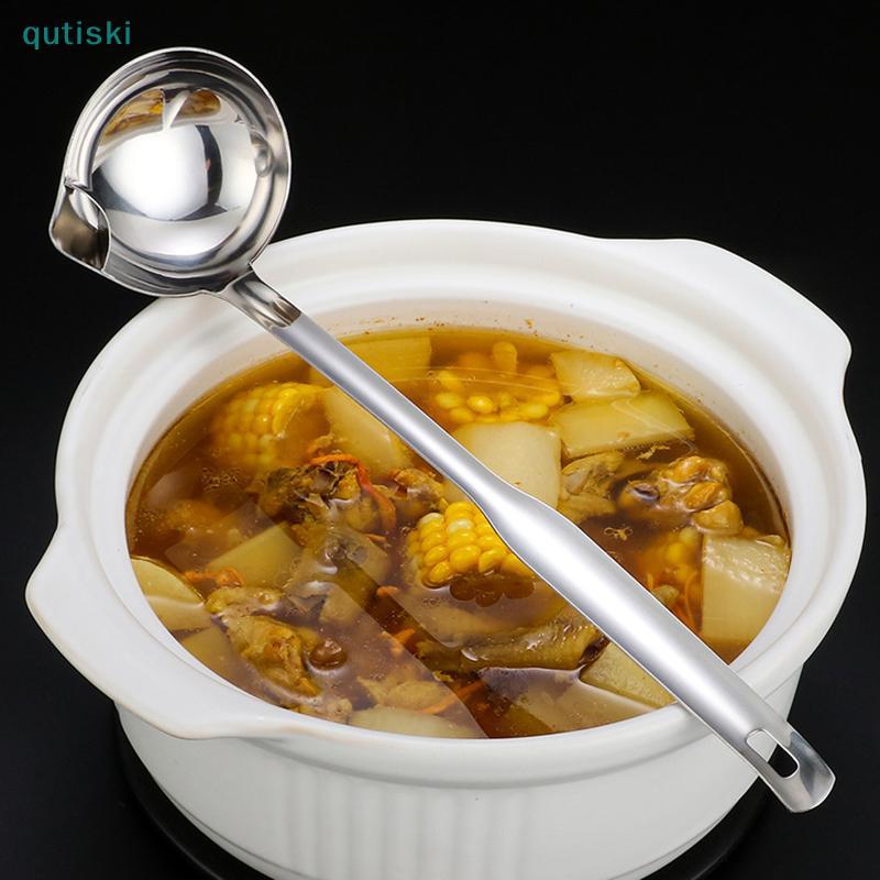 Colher Coadora De Aço Inoxidável QUTI , Coador De Sopa , Molho De ...
