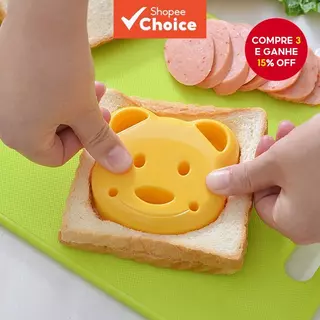 Pequeno Urso Forma Sanduíche Molde Pão Biscoitos Dispositivo Em Relevo Bolo Fabricante DIY Cortador Cozinha Café Da Manh em Oferta na Shopee