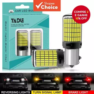 YiRui 2pcs Lâmpadas LED 144smd Inversão de Marcha BA15S P21W em Oferta na Shopee