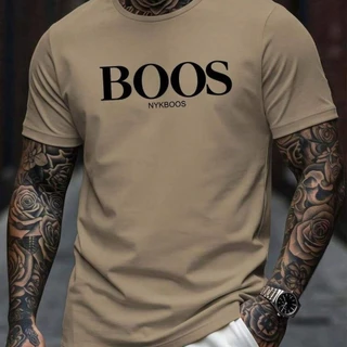 Camiseta Masculina Importada Bo..os Camisa 100% Algodão Moda Verão