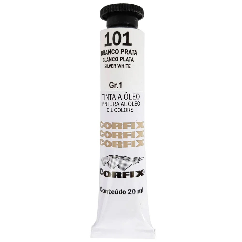 Oleo Corfix 101 Branco Prata GR1 20ml | Shopee Brasil