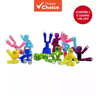 Brinquedo Robô De Sucção StikBot Para Crianças , Filme De Animação DIY E Jogo Criativo , Presentes De Aniversário De Nat em Oferta na Shopee