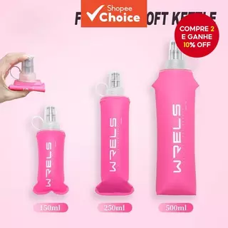 Garrafa De Água Dobrável TPU Portátil Para Corrida , Acampamento , Ciclismo em Oferta na Shopee