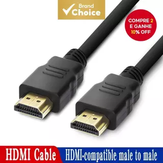 [Shopee Choice] Cabo De Vídeo Compatível Com HDMI 1.4 4K 1080P 3D Para HDTV Splitter Switcher 0.3m 0.5m 1m 1.5m