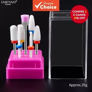 Conjunto de 7 Brocas Elétricas para Unhas - Cortadores de Cerâmica para Limpeza de Cutículas - Acessórios de Manicure em Oferta na Shopee