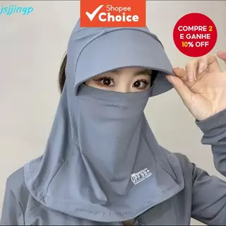Chapéu de Sol de Aba Larga com Proteção UV e à Poeira, ideal para Atividades ao Ar Livre e Viagens. em Oferta na Shopee