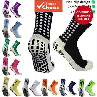 Meias Esportivas De Silicone Antiderrapantes Para Basquete E Futebol , Respiráveis , Confortáveis Duráveis em Oferta na Shopee