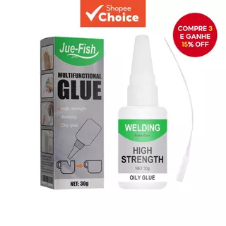 Super Cola Universal De Alta Resistência Para Reparos Rápidos-Adesivo Oleoso De 50g Resina , Cerâmica , Metal E Vidro-Id em Oferta na Shopee