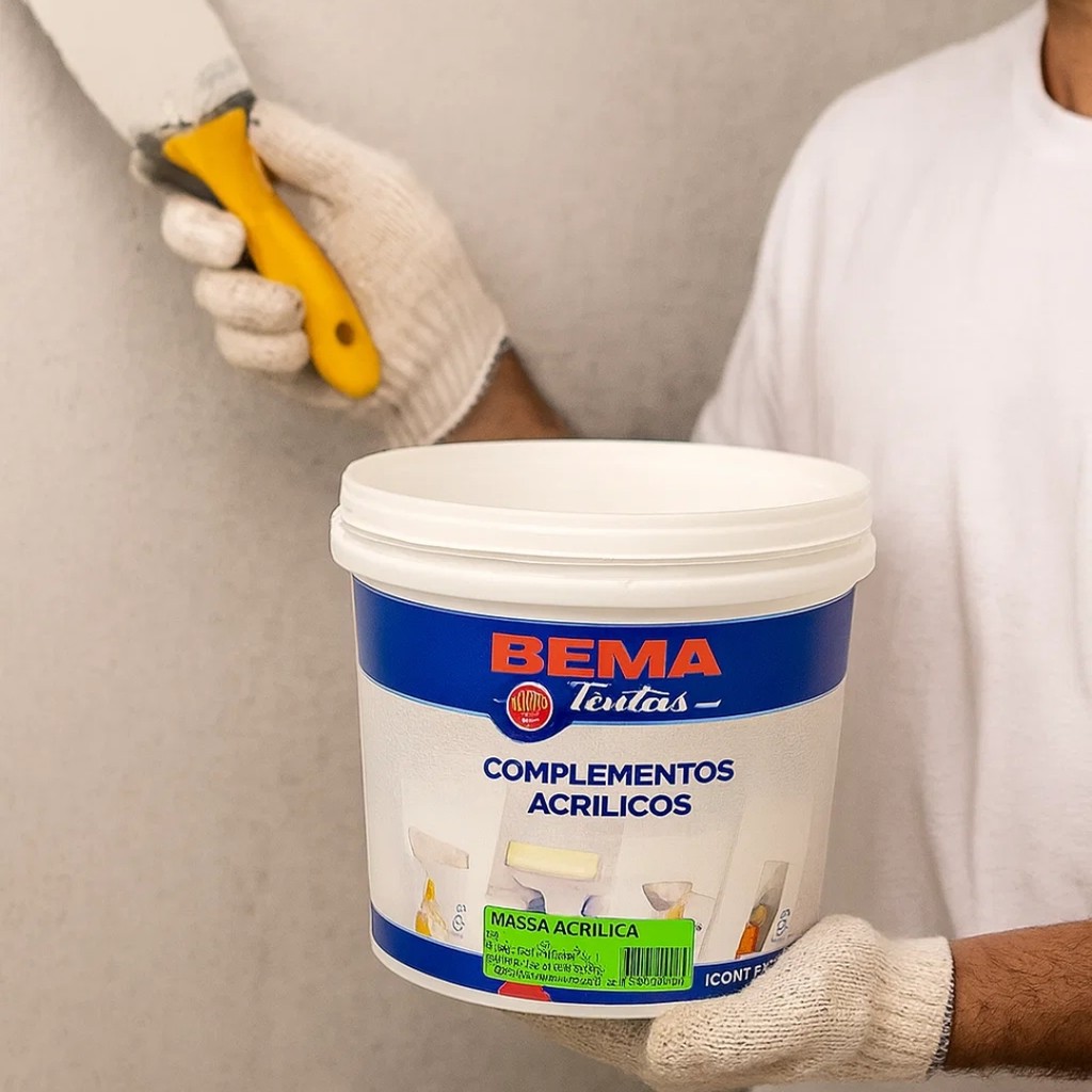 Massa Acrílica Para Parede 3,6 LTS - Bema | Shopee Brasil